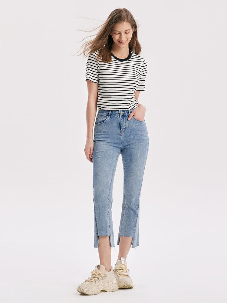 Stretchy Flared Jeans GOELIA