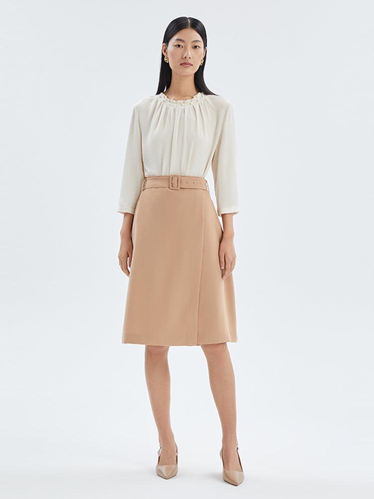 Fitted A-line Half Skirt GOELIA