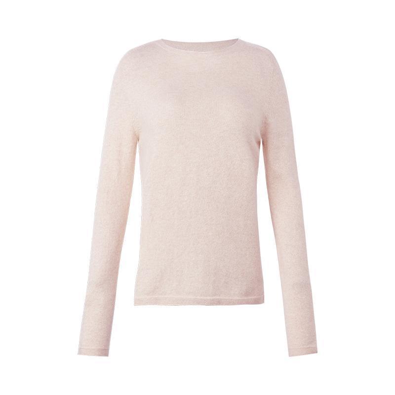 Seamless Cashmere Crew Neck Sweater GOELIA