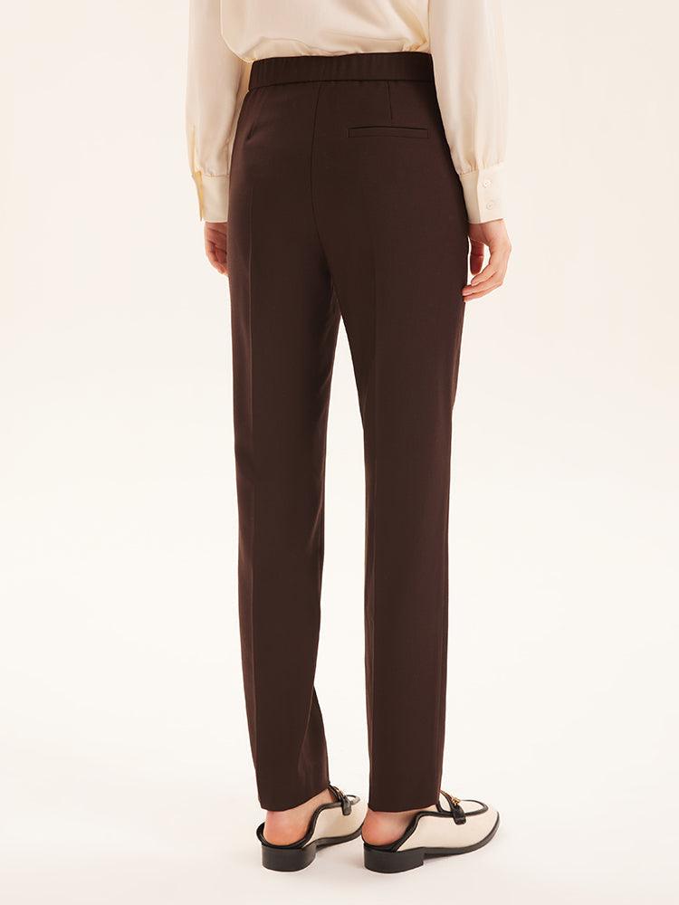 Worsted Wool Tapered Pants GOELIA