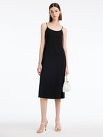 V-Neck Pleated Two-Piece Suit Dress GOELIA