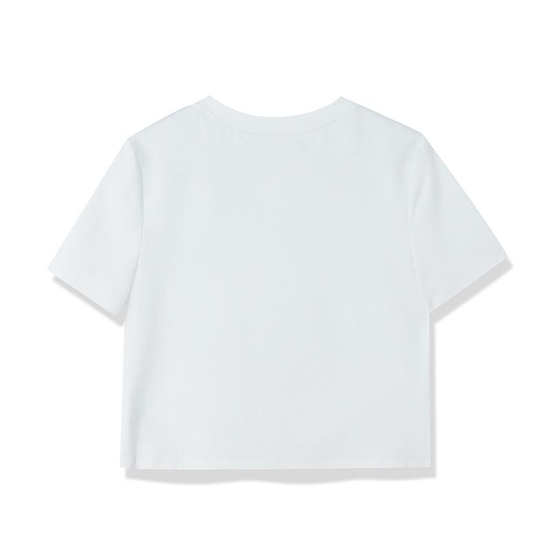 Crop Top T-shirt With GOELIA