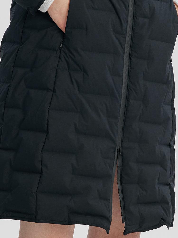 Mid-Length Lightweight Goose Down Jacket GOELIA