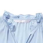 22 Momme Silk Ruffle Blouse GOELIA
