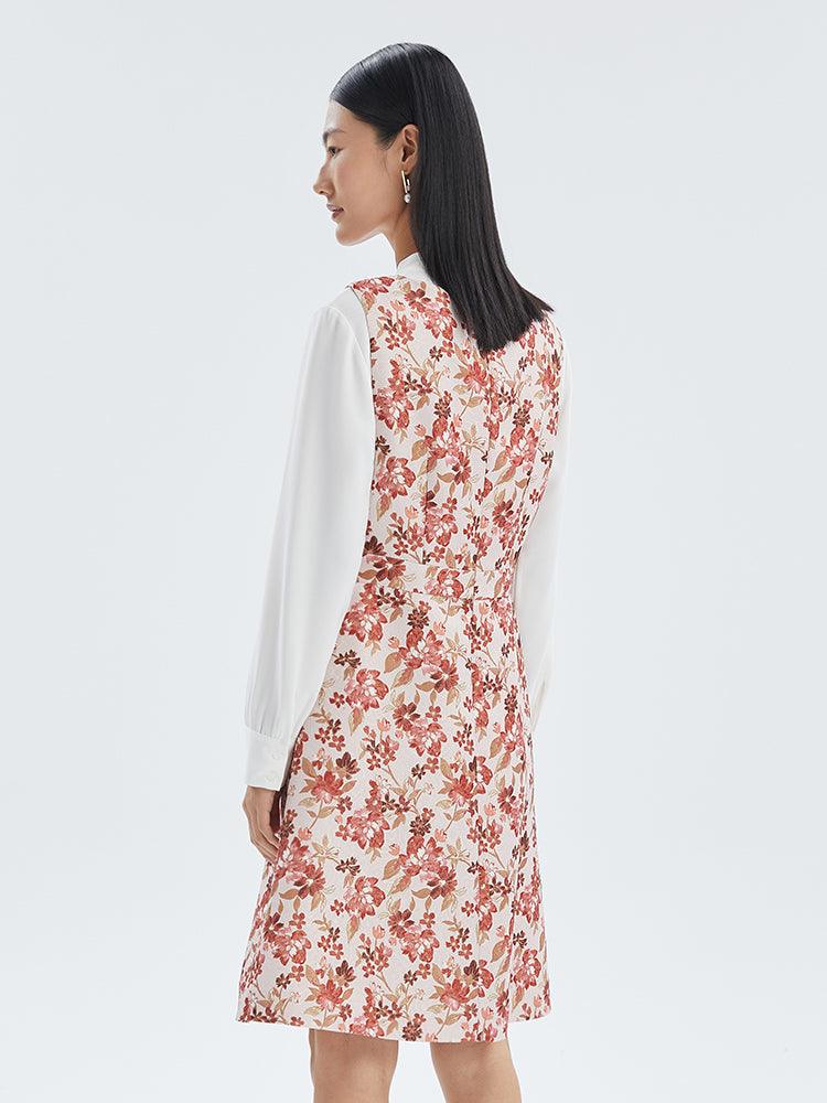 Jacquard-print Dress GOELIA