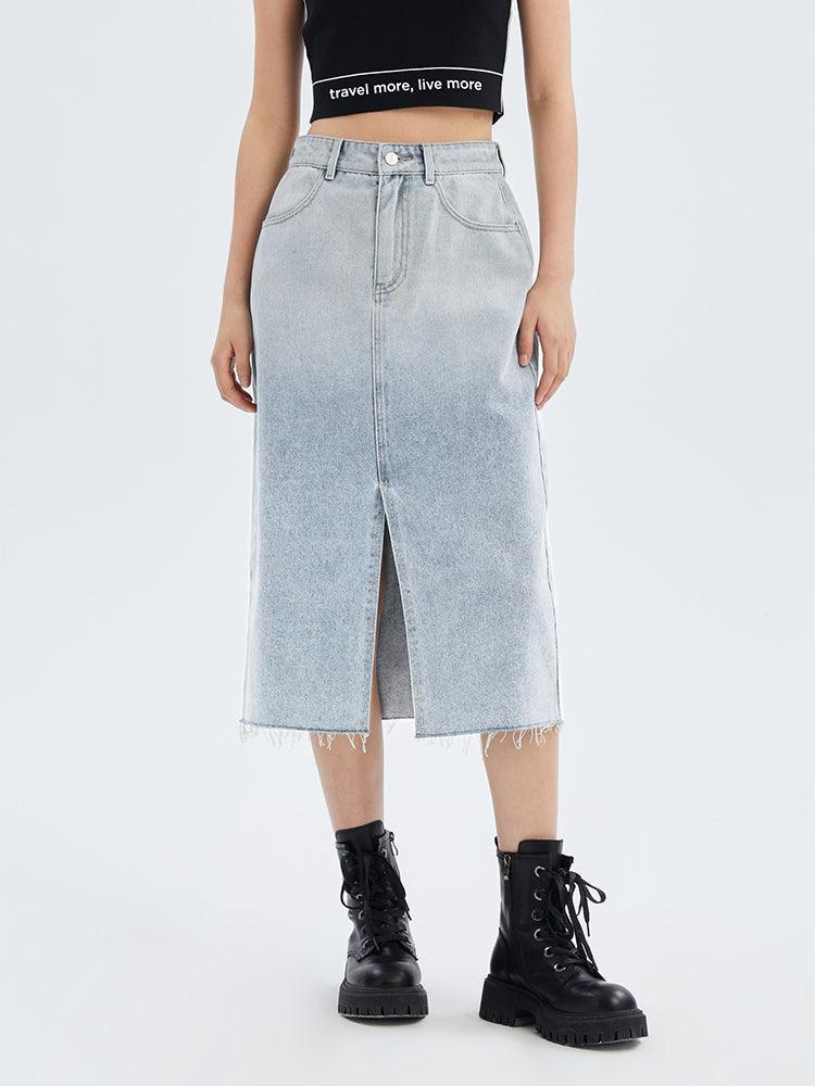 Denimrock aus Acetat 