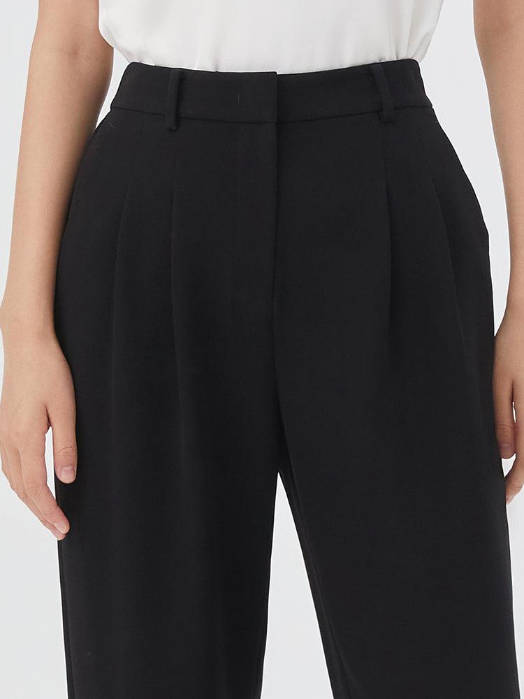 Tapered Acetate Trousers GOELIA