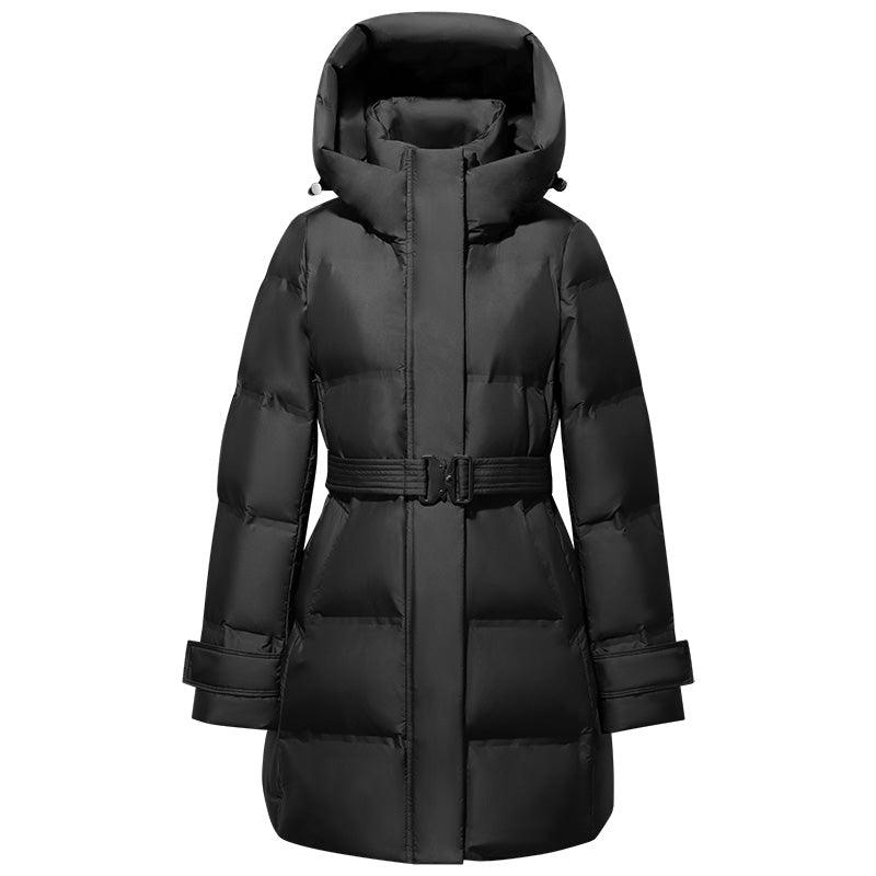 Stand Collar Slim Goose Down Jacket GOELIA