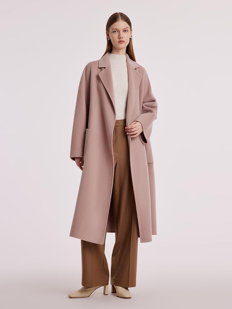 Pure Cashmere Tie-up Coat GOELIA