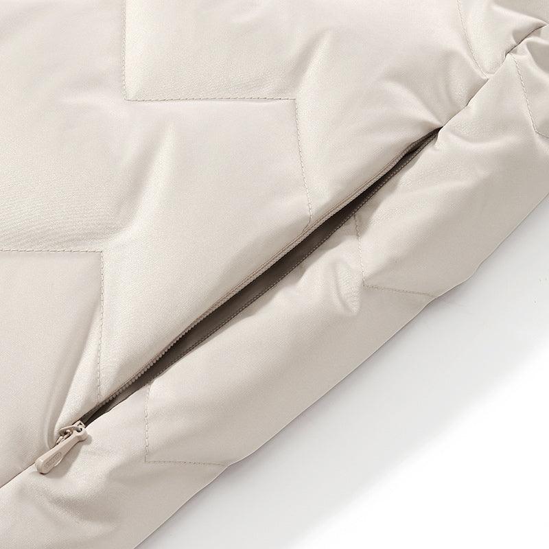 Beige Goose Down Coat GOELIA