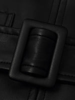 V-neck Vest Dresses With Belt GOELIA