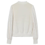 Tencel & Wool Patchwork Sweater GOELIA