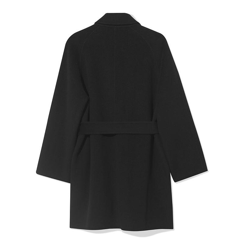 Mid-Length Silk & Wool Coat GOELIA