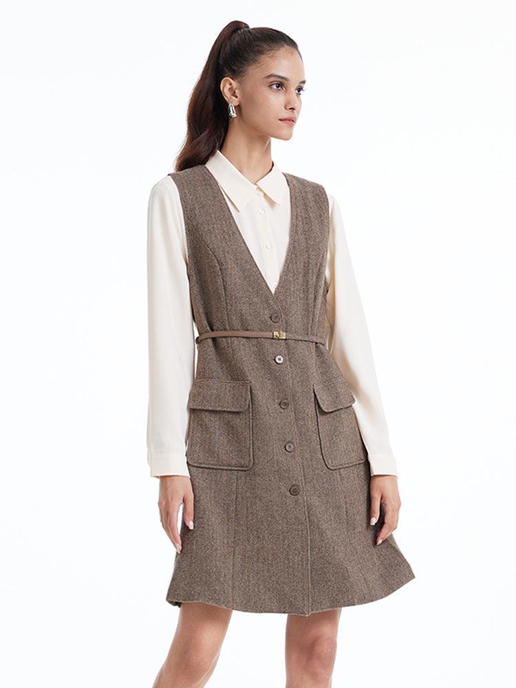 Washable Wool Two-piece Suit GOELIA