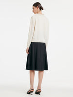 White Wool Cardigan GOELIA