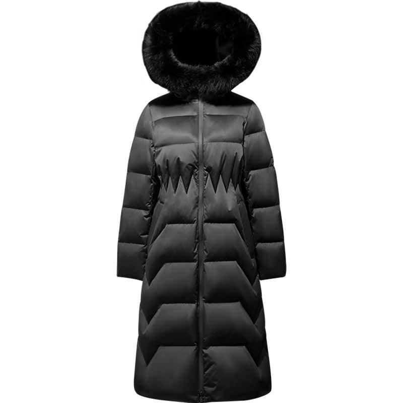 Fox Fur Tight Goose Down Coat GOELIA