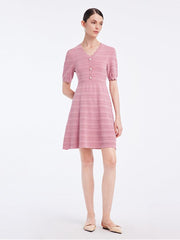 Tencel Woolen Knitted Dress GOELIA