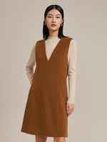 100% Wool Jumper Dress GOELIA