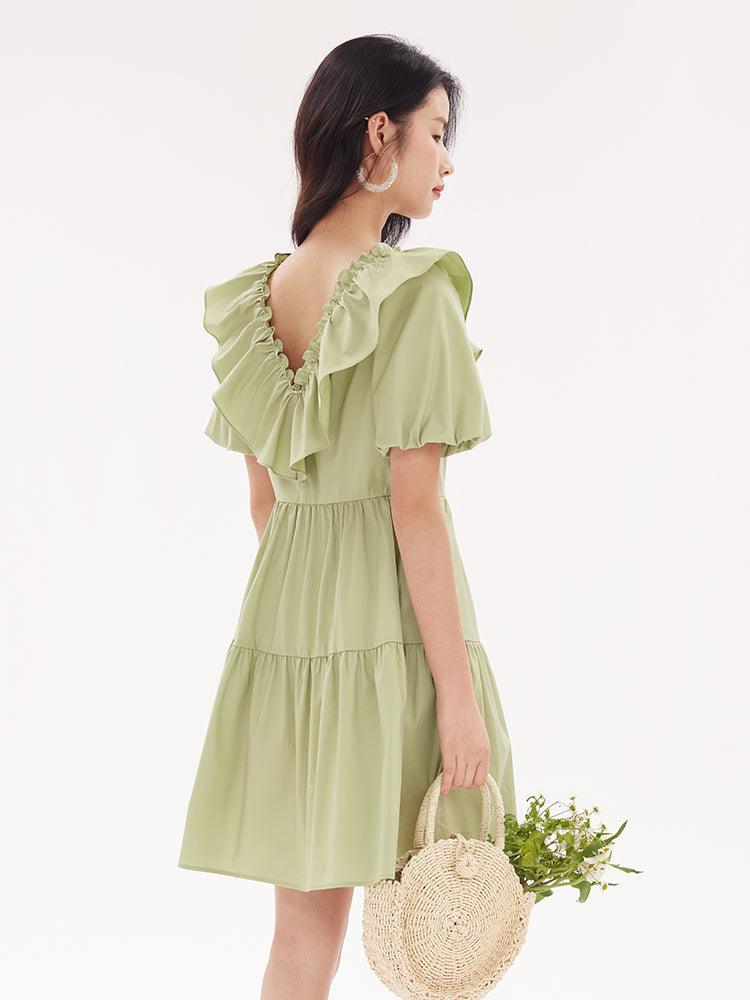 Ruffle Collar Princess dress (with bowknot) GOELIA