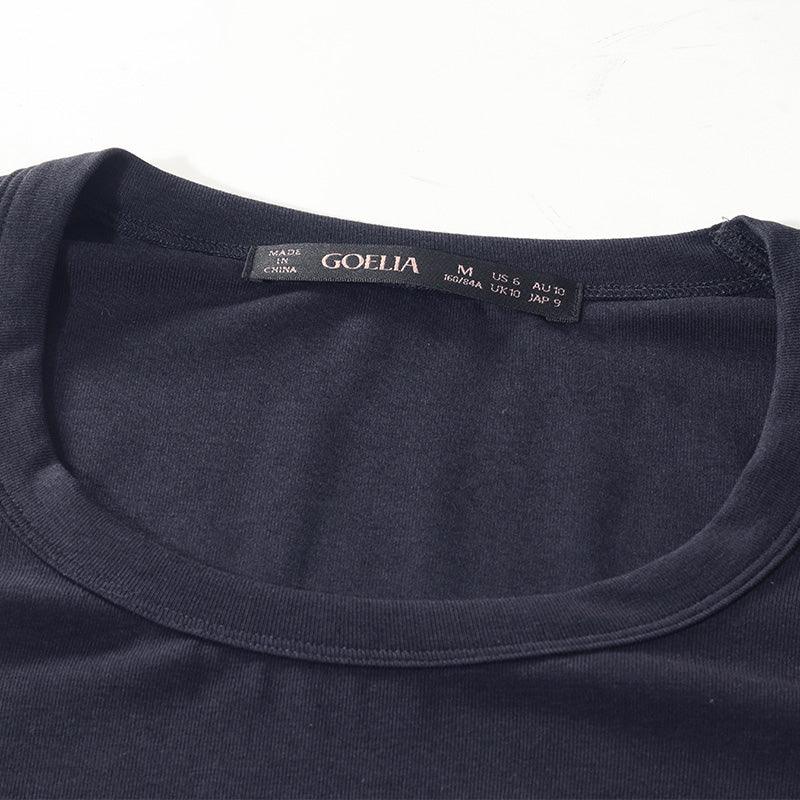 Hand-Make Bead Slim T-shirt GOELIA