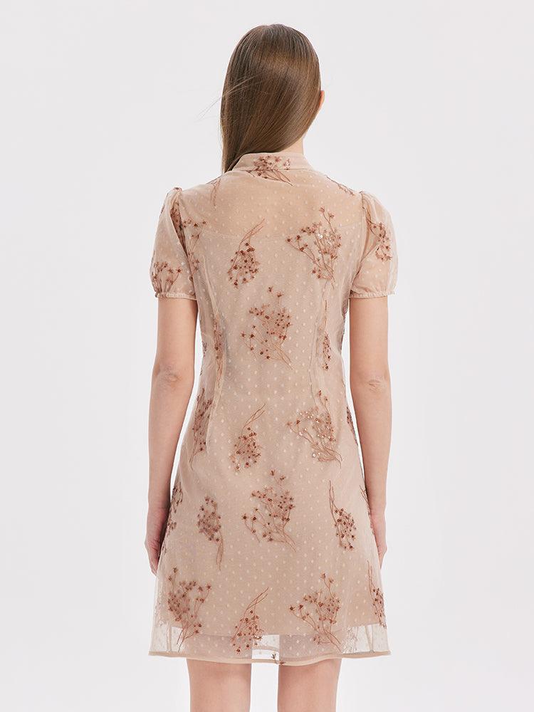 Cheongsam Embroidery Dress GOELIA