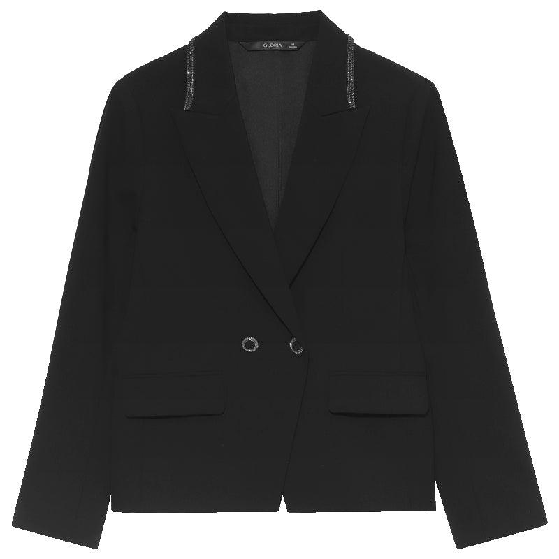 Slim Worsted Wool Blazer GOELIA