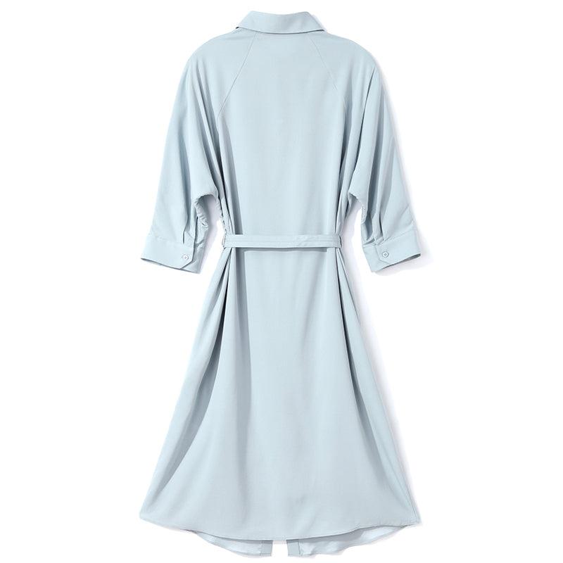 Silk Shirt-Style Dress GOELIA