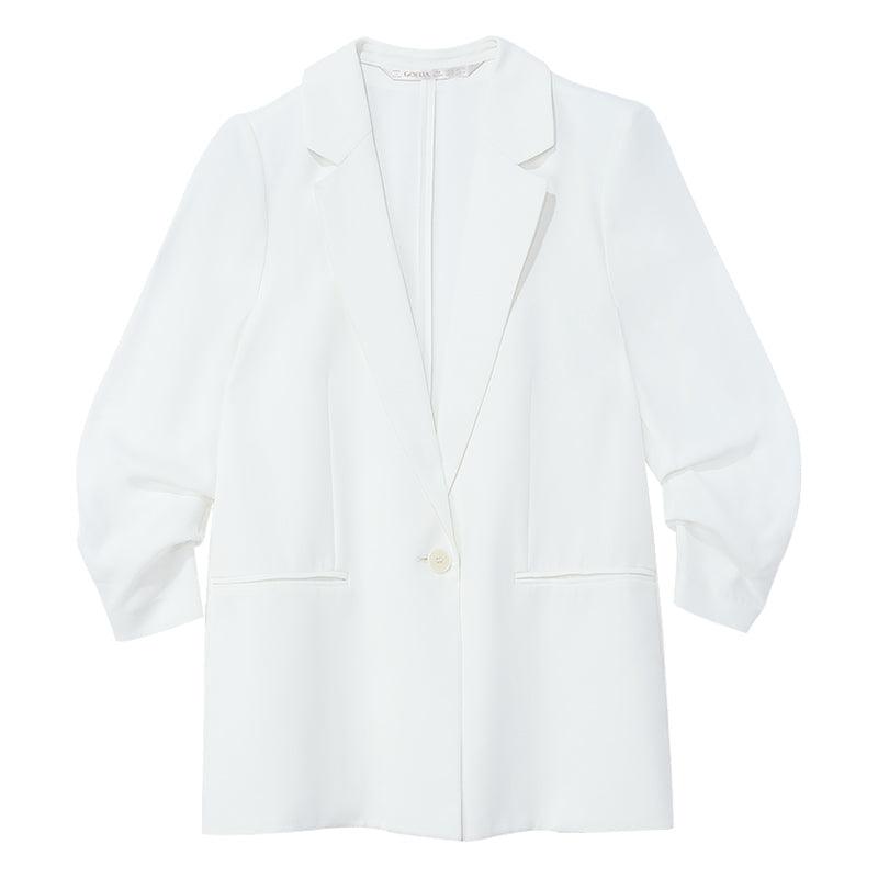 Minimalist One-Button Blazer GOELIA