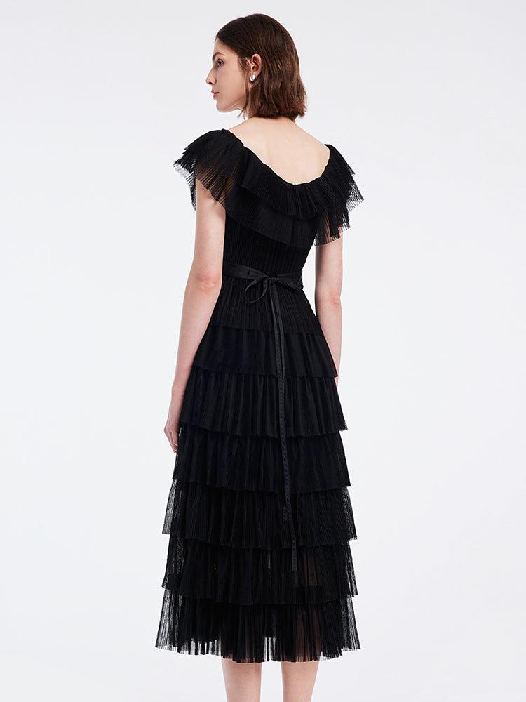 Multi-Layer Pleated Dress GOELIA