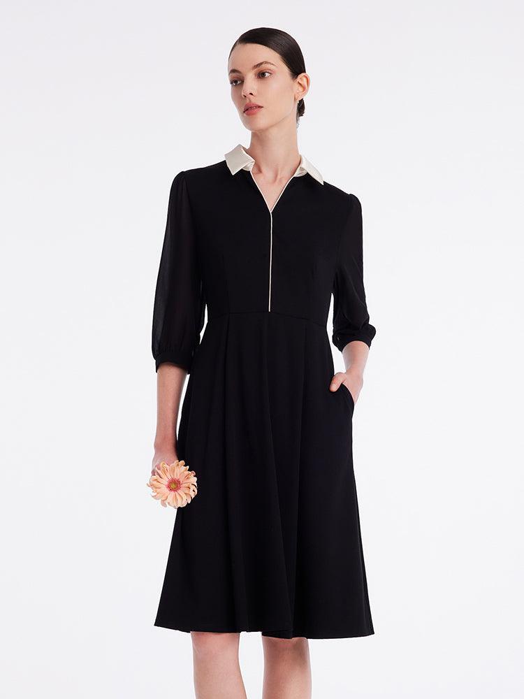 Knitted Waist-skimming Dress