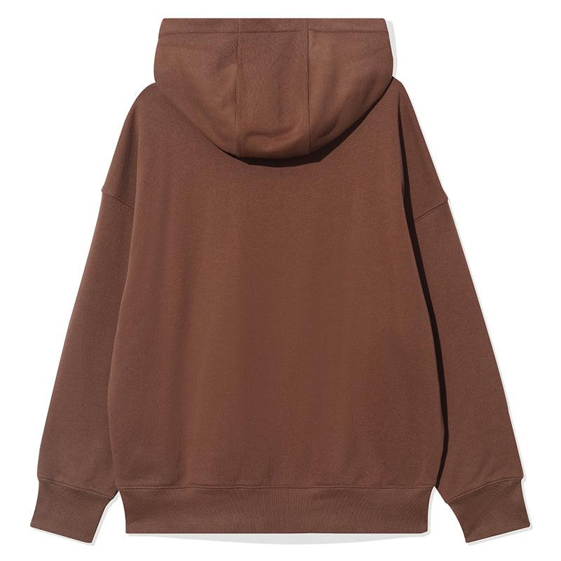 Cocoa Brown 3D Floral Hoodie GOELIA