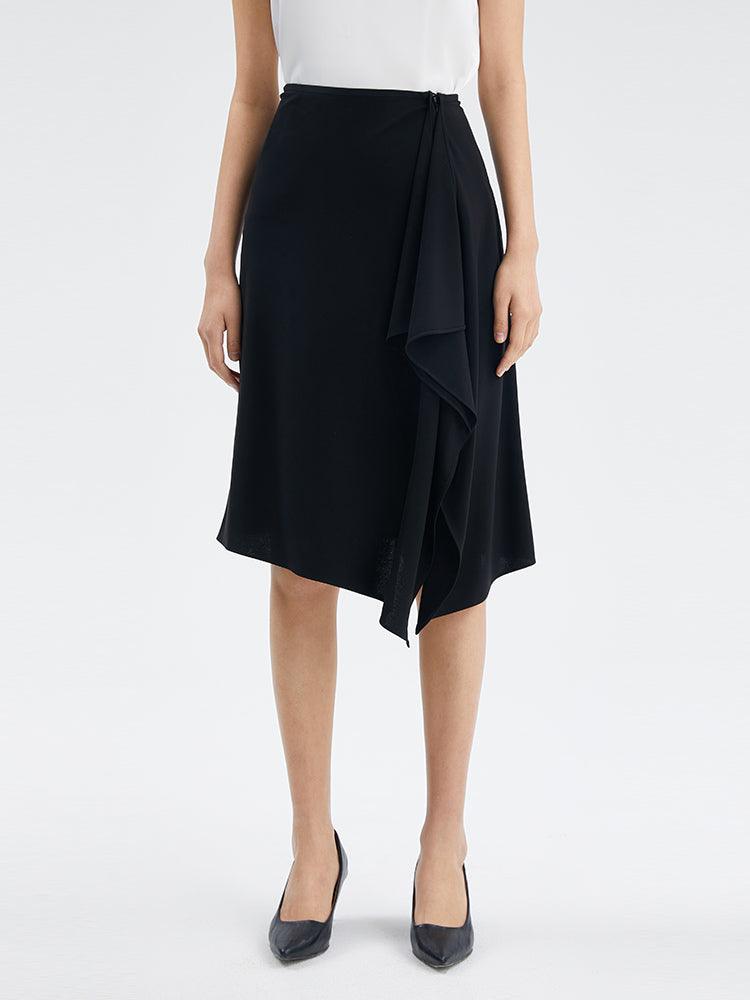 Triacetate Knit Skirt GOELIA