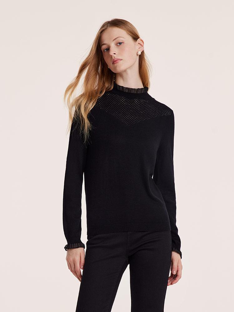 Machine Washable Wool Sweater GOELIA