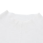 Seamless Woolen Mock Neck Sweater GOELIA