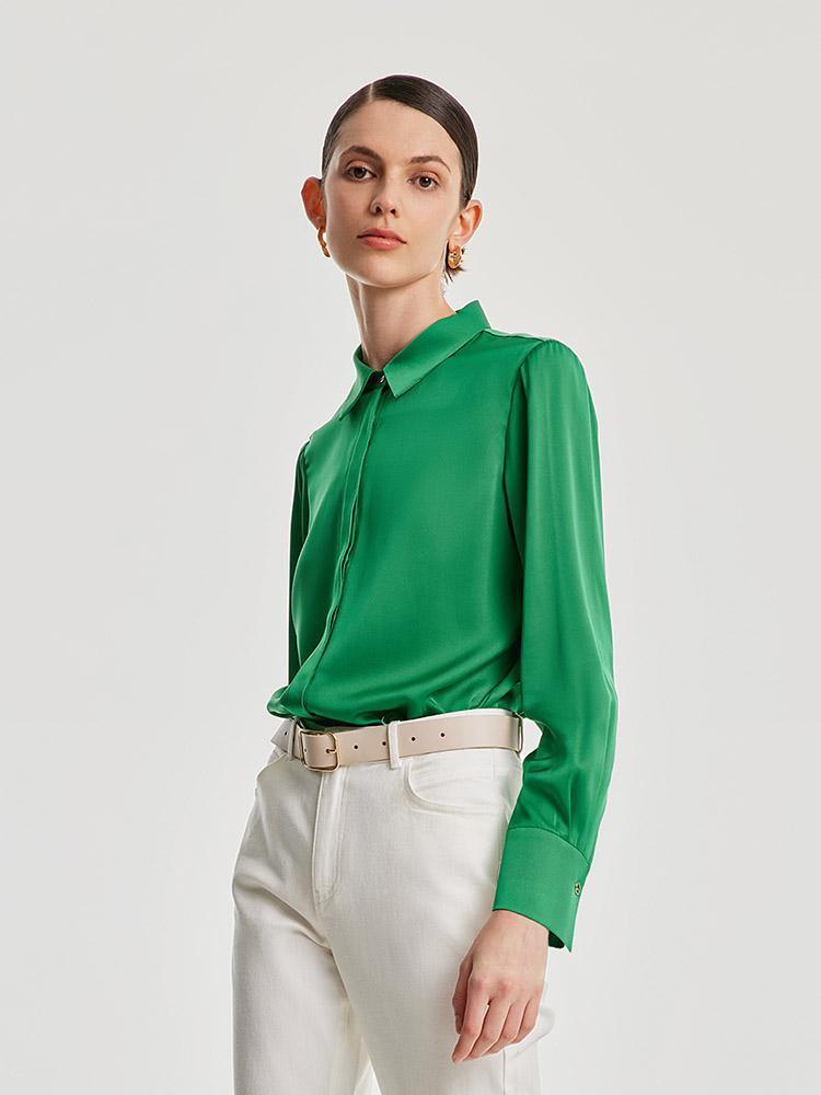 22momme Stretch Silk Shirt GOELIA