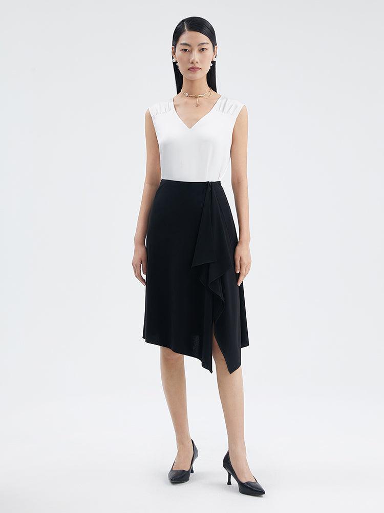 Triacetate Knit Skirt GOELIA