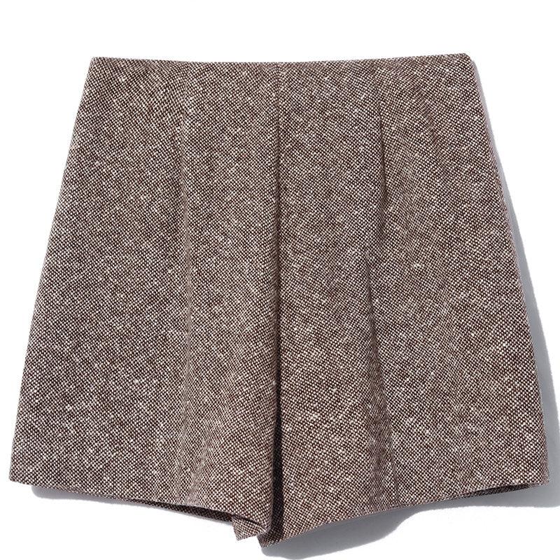 Tweed Wool Shorts GOELIA