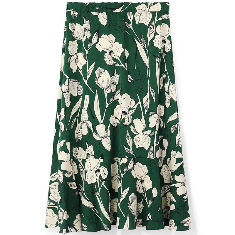 19 MM Printed Silk Skirt GOELIA