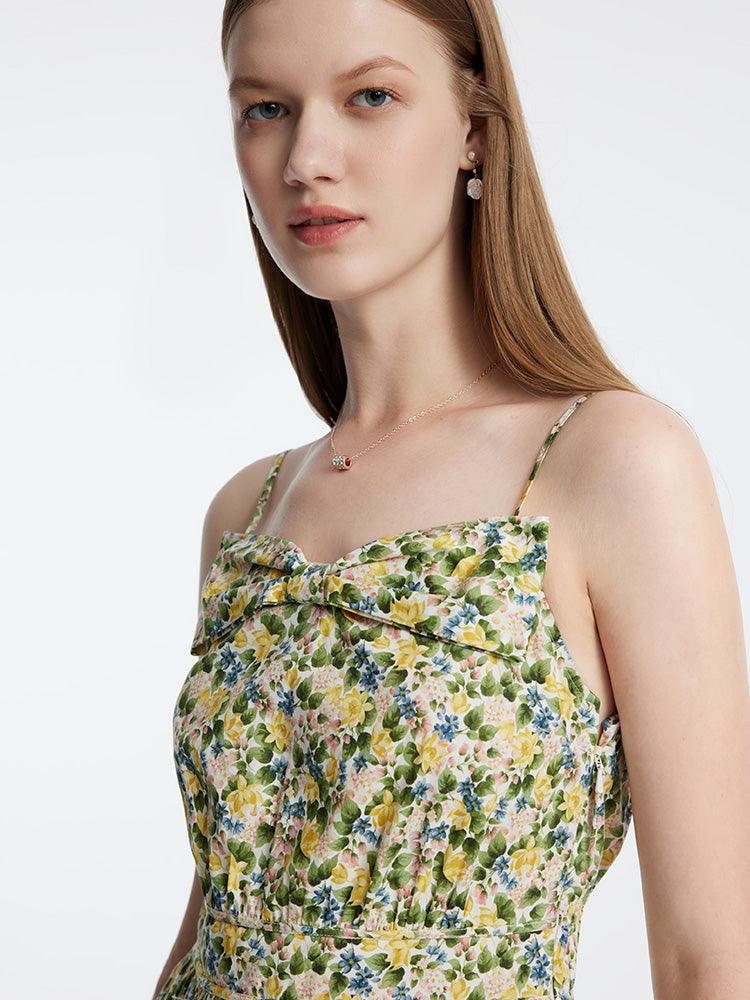 Green Floral Dress Suit GOELIA