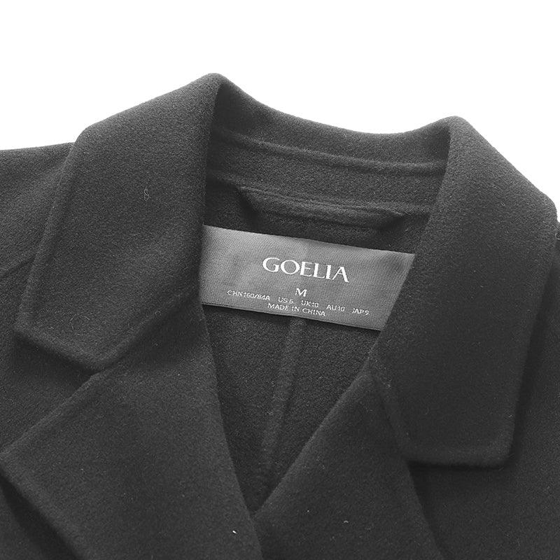 Mid-Length Wool And Silk-Blend Coat GOELIA