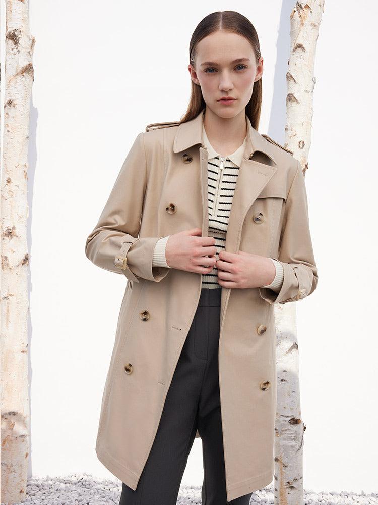 Classic Double-Breasted Trench-Coat GOELIA