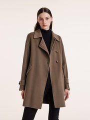 Tencel Woolen Double-Faced Coat GOELIA