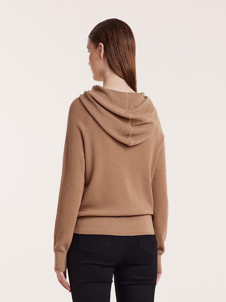 Machine Washable Wool Hooded Sweater GOELIA