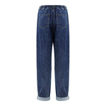 Elastic Waist Tapered Jeans GOELIA