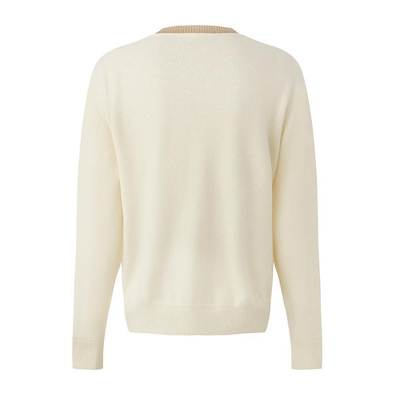 Seamless Woolen Sweater And Mock Neck Top GOELIA