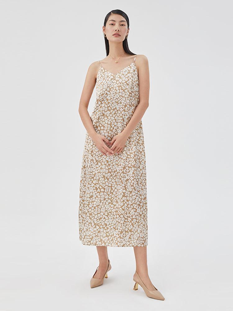 Acetate Printed Slip Dress GOELIA