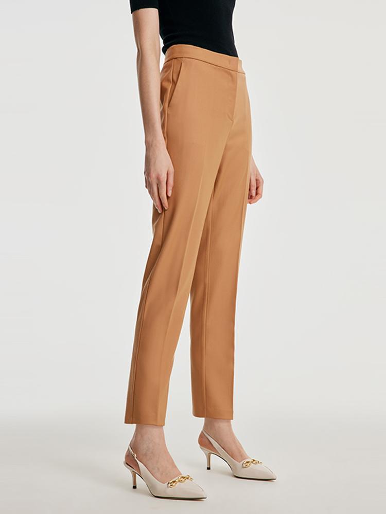 Worsted Wool Tapered Pants GOELIA