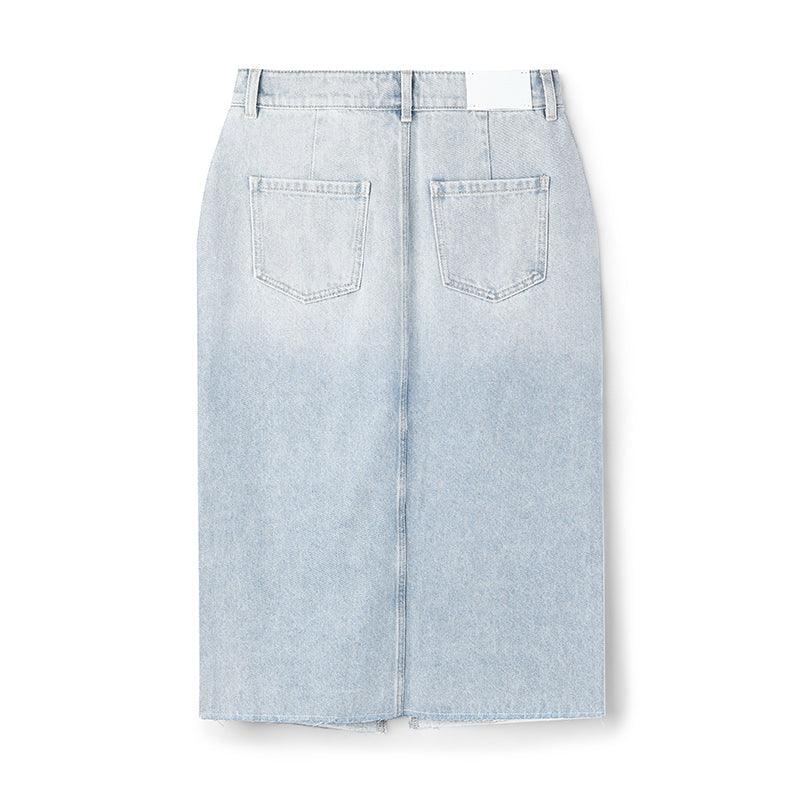 Acetate Denim Skirt GOELIA