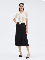 Tencel & Acetate Knitted Top GOELIA