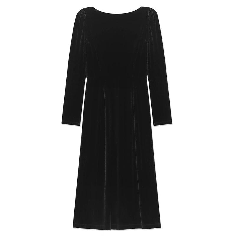 Diamonds Velvet Dress GOELIA